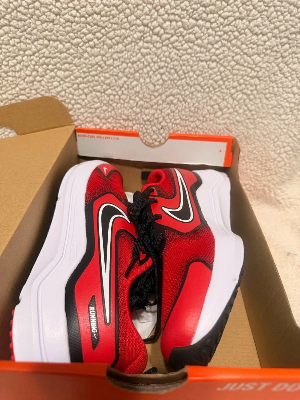 Nike Cosmic Runner Red and Black Running Sneakers